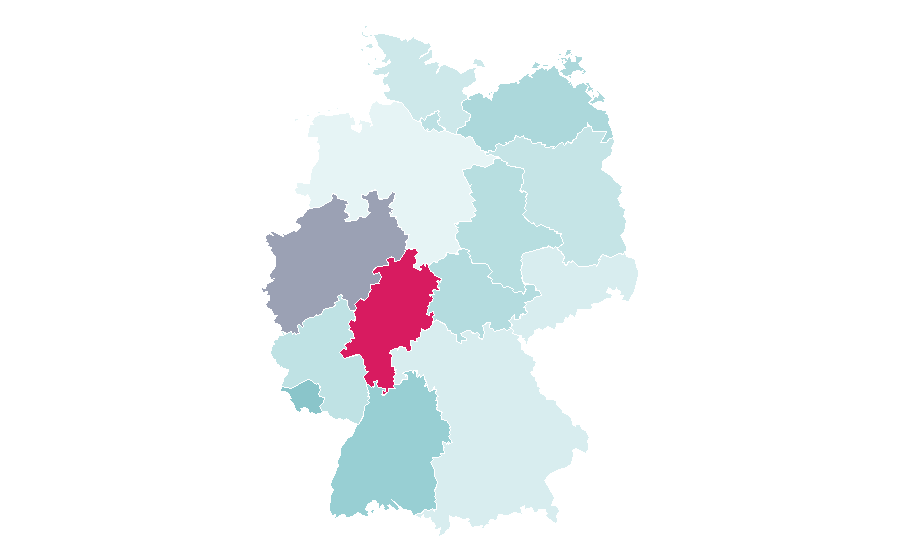 Affinity by region — Beyin, Germany
