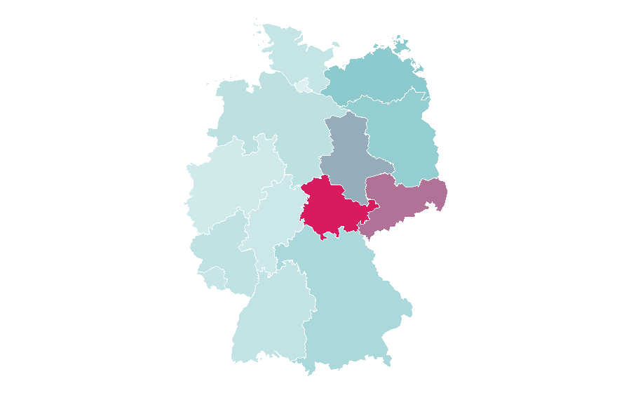 Affinity by region — Biathlon, Germany