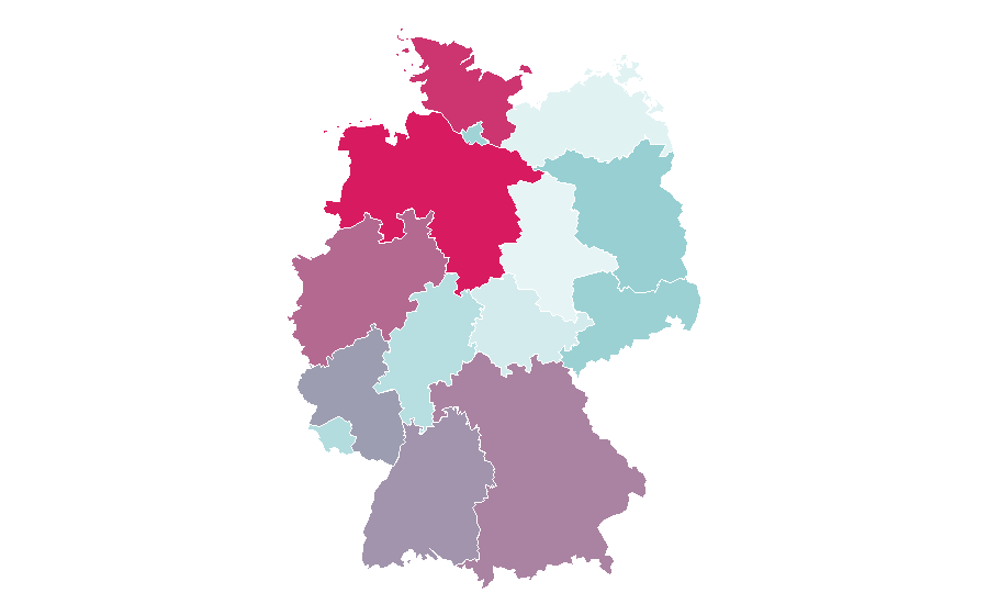 Affinity by region — Bibi Blocksberg, Germany