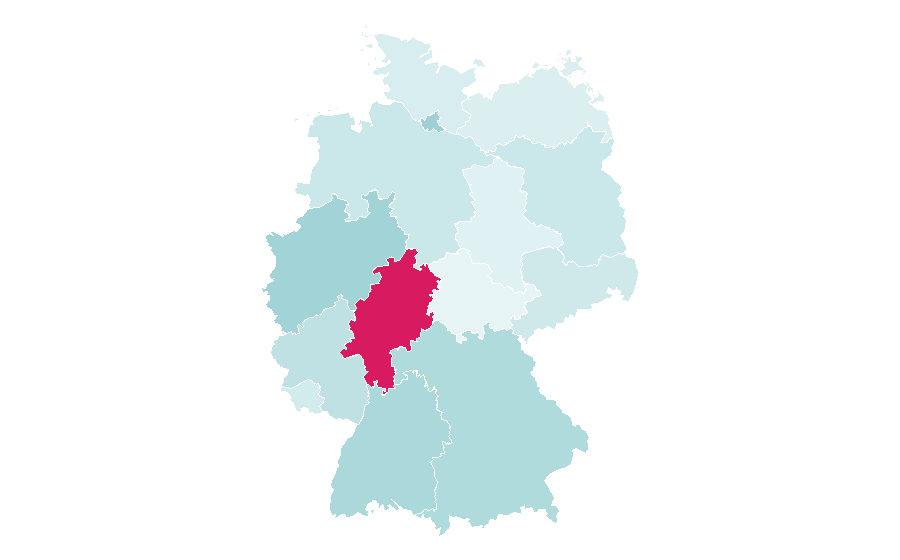 Affinity by region — Biceps, Germany