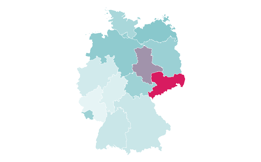 Affinité par région — Bicycle frame, Allemagne