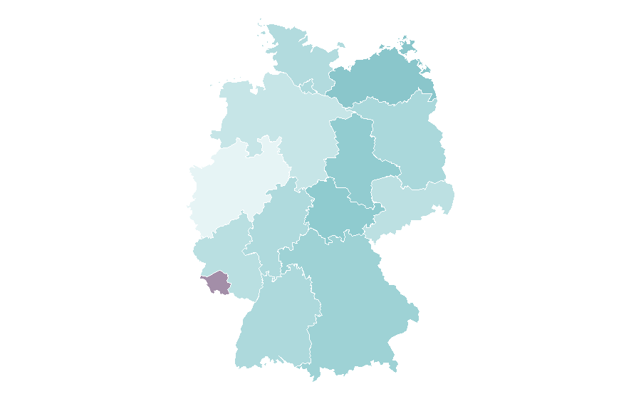 Affinity by region — Bicycle pedal, Germany