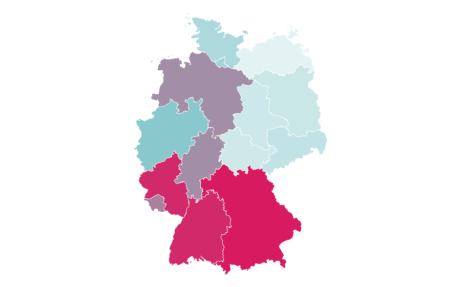 Affinity by region — Bierkönig, Germany