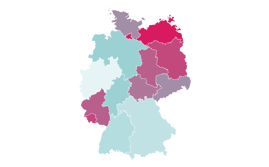 Affinité par région — Big-box store, Allemagne