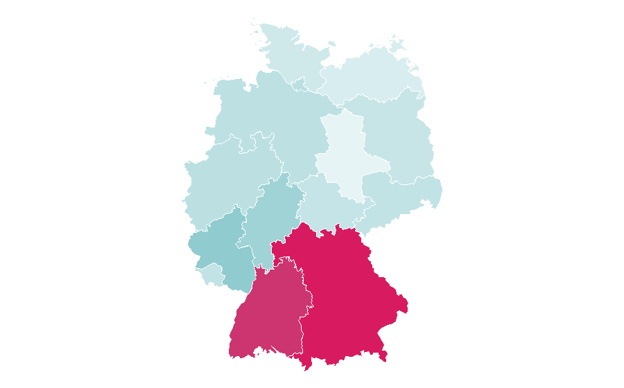 Affinity by region — Big Green Egg, Germany