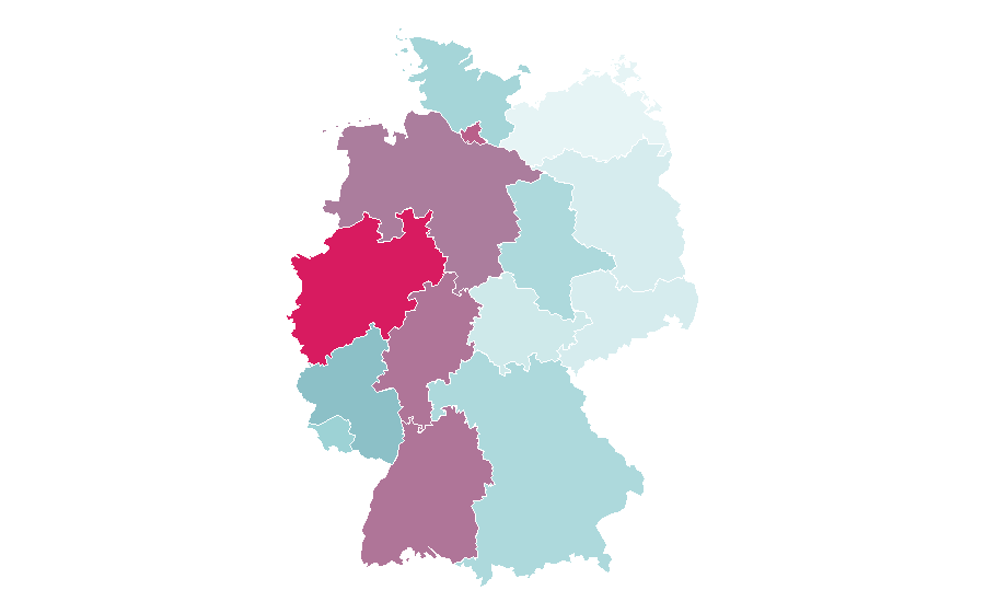 Affinity by region — BIG TIME RUSH (fans), Germany