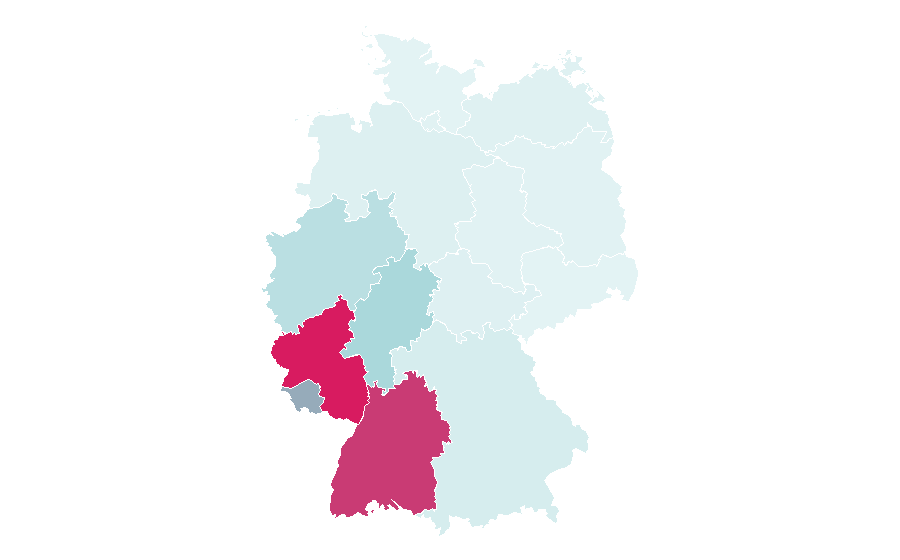 Affinity by region — BigFM, Germany