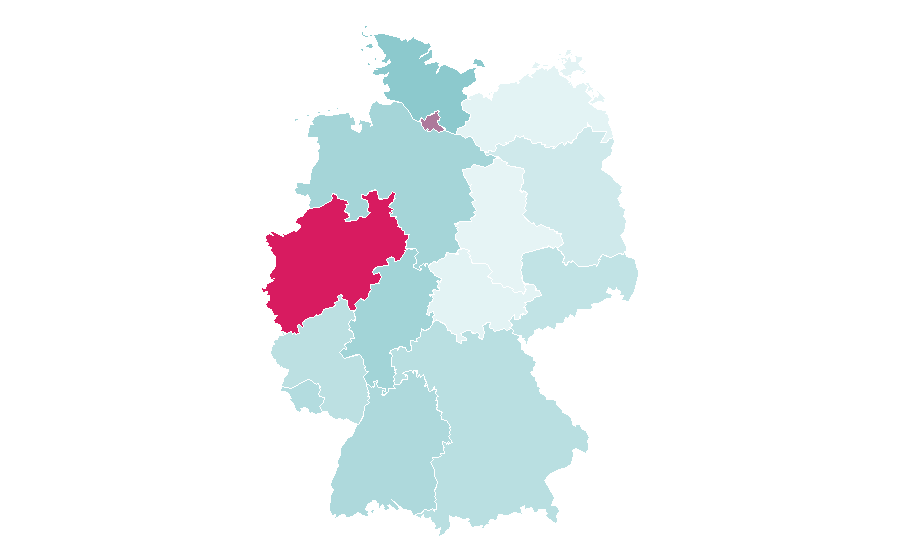 Affinity by region — Bijou (jewellery), Germany