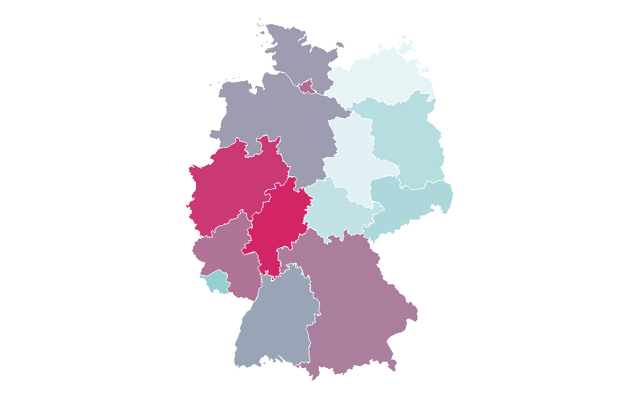 Affinity by region — Bill Clinton, Germany