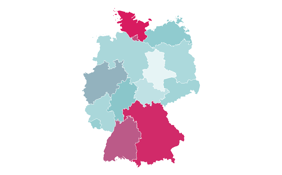 Affinity by region — Billabong, Germany