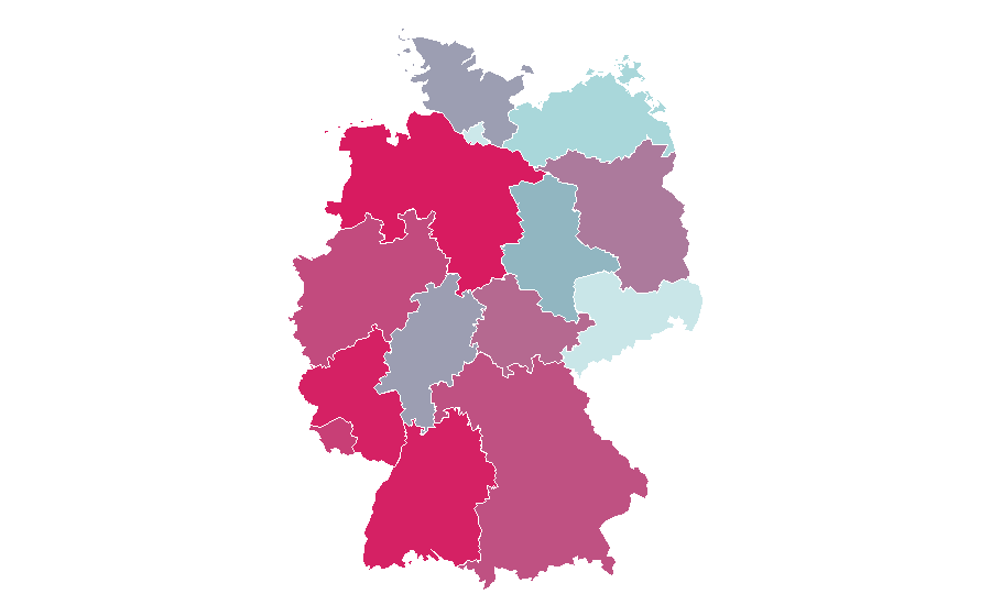 Affinität nach Region — Billiger.de, Deutschland