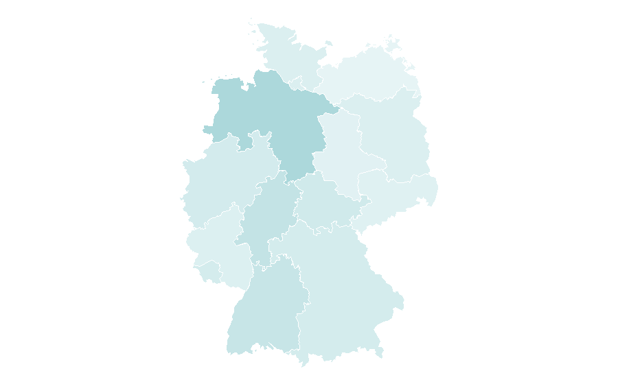 Afinidad por región — Biochemistry, Alemania