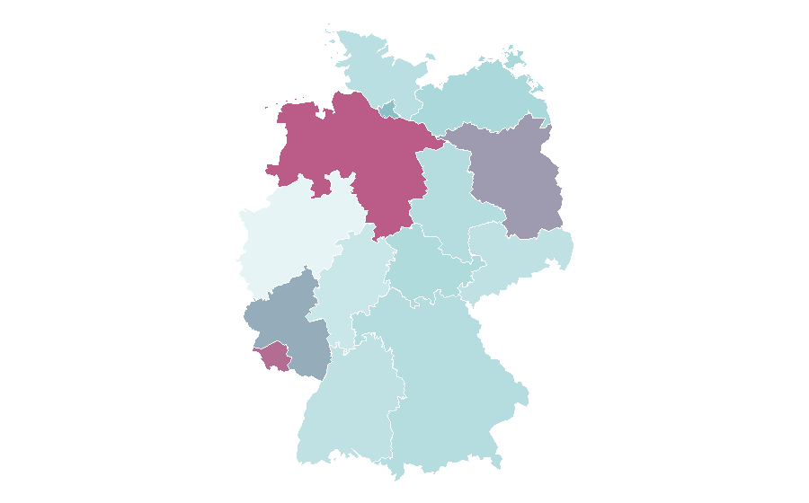Affinity by region — Biofuel, Germany