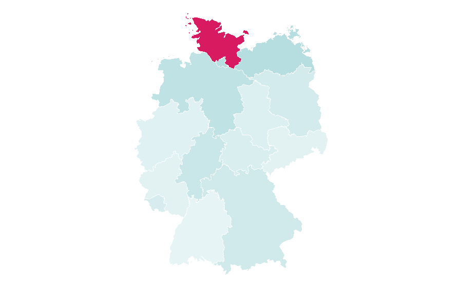 Affinity by region — Birdwatching, Germany