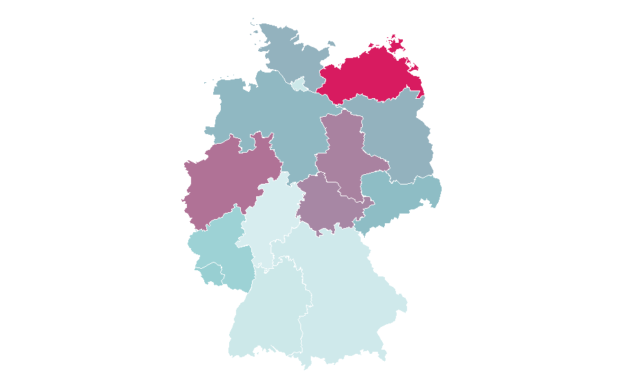 Affinity by region — Birgit Schrowange, Germany