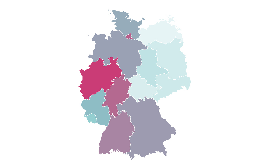 Affinity by region — Birth certificate, Germany