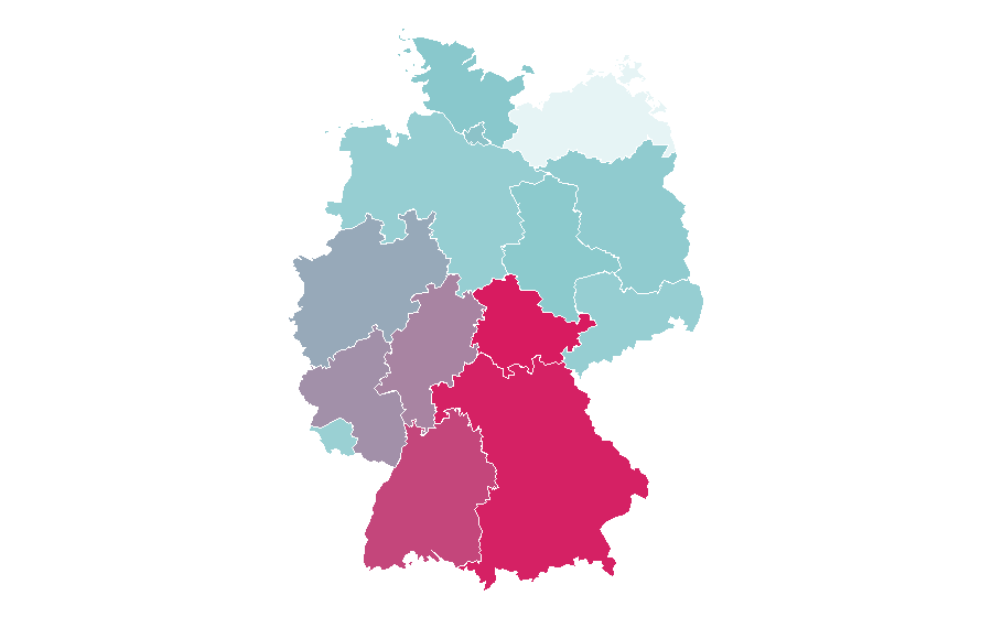 Affinity by region — Bitpanda, Germany