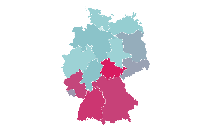 Affinity by region — BitterLiebe, Germany