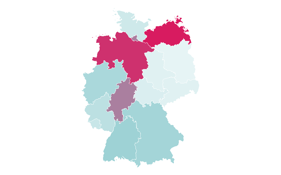 Affinity by region — Bitters, Germany