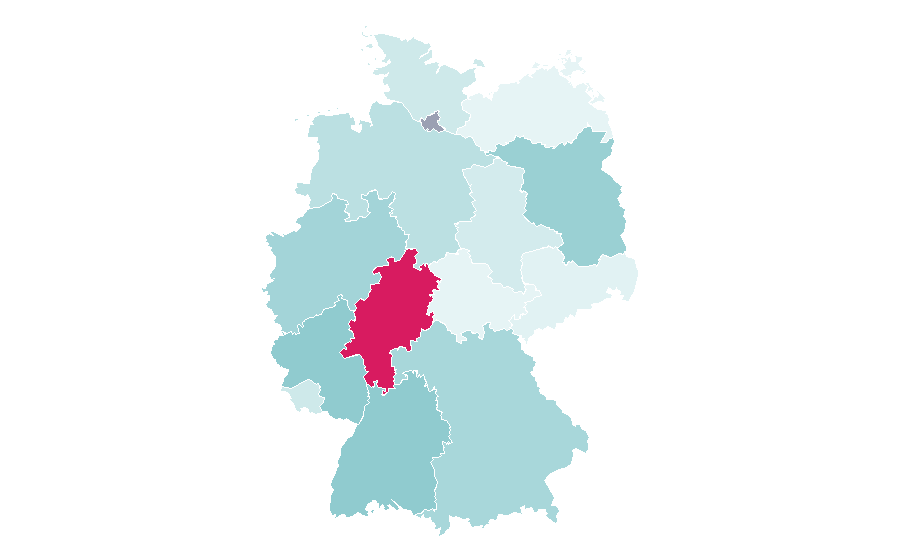 Affinity by region — Black Bird (manga), Germany