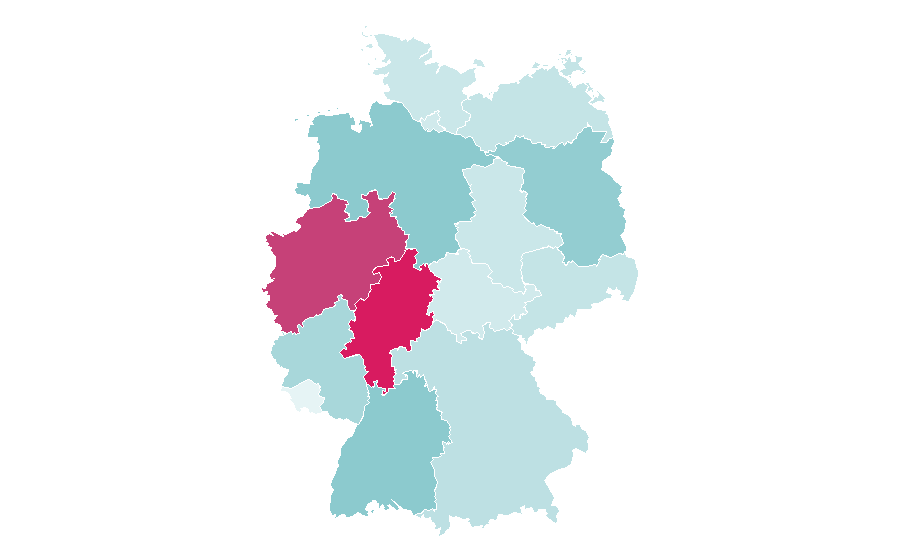 Affinity by region — Black (Color), Germany