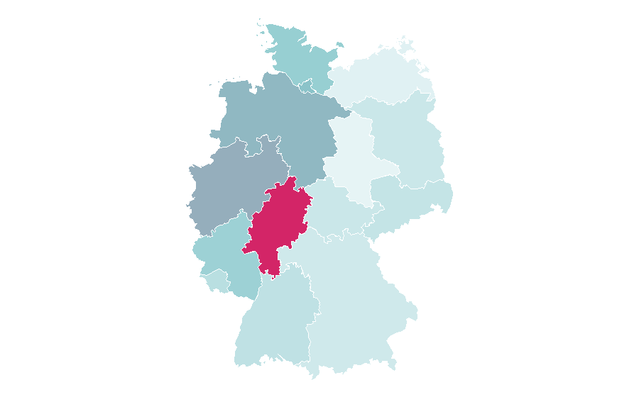 Affinity by region — Black Lagoon, Germany