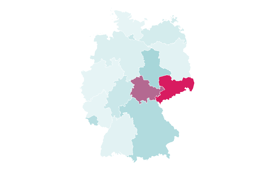Affinity by region — Black metal, Germany