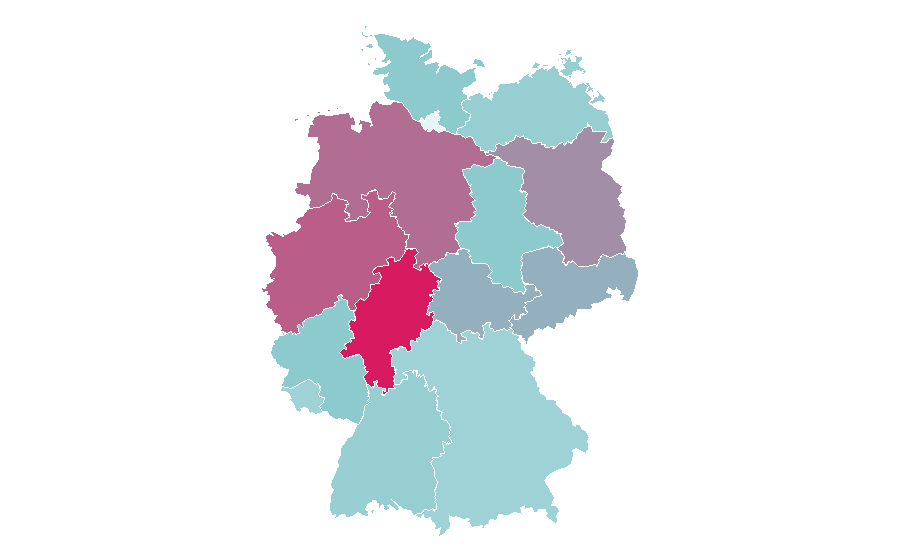 Affinity by region — Black Widow, Germany