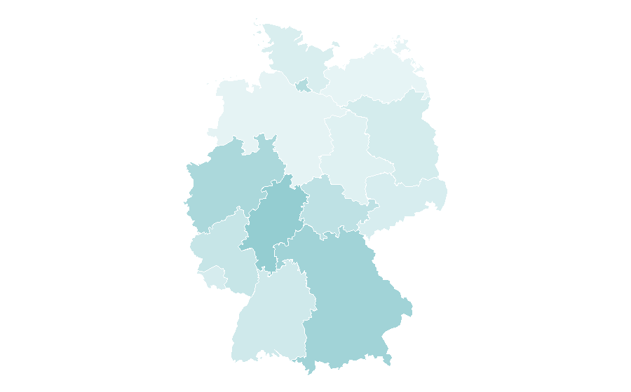 Affinity by region — Bleacher Report, Germany