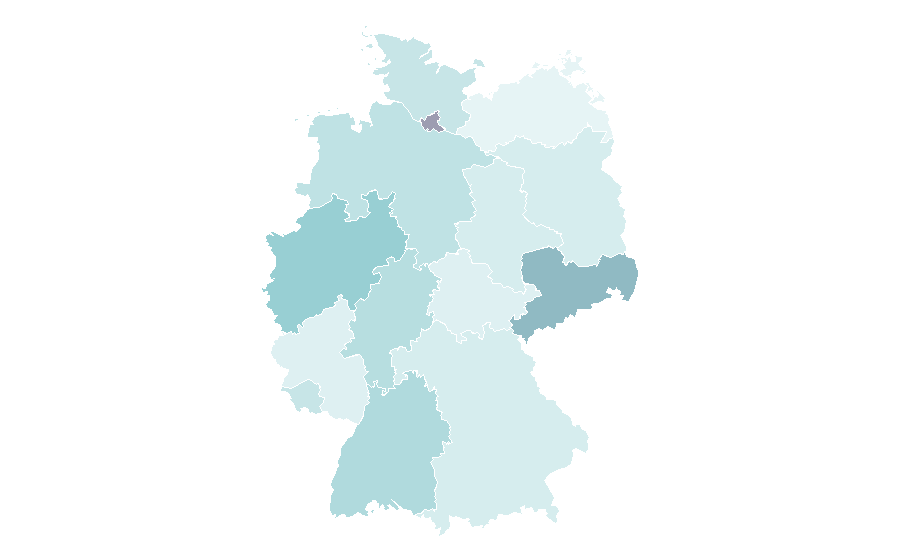 Affinity by region — Bling-bling, Germany