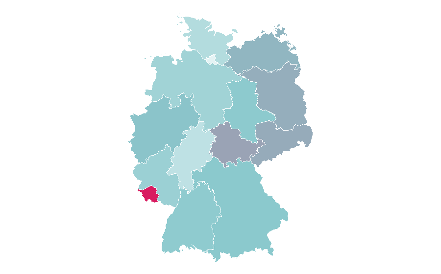 Affinité par région — Block Blast, Allemagne