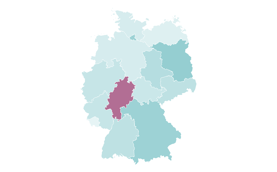 Affinity by region — Blossom, Germany
