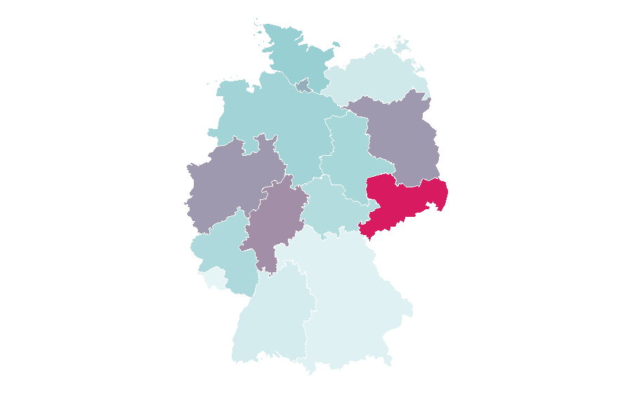 Affinity by region — Blue, Germany