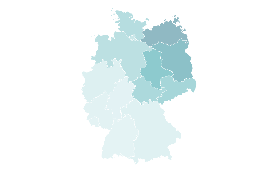 Affinity by region — Blue Man Group, Germany