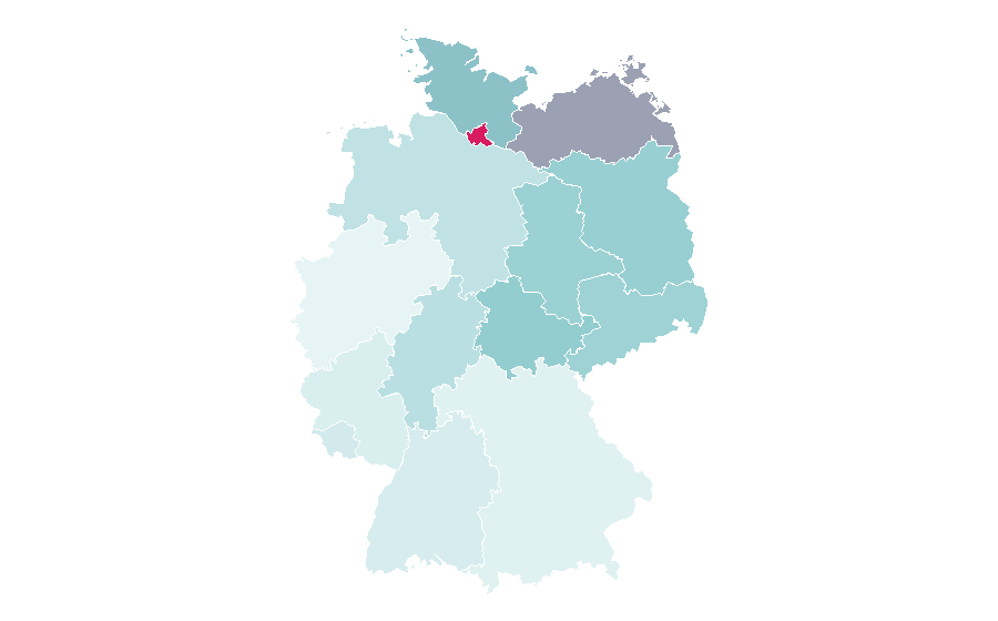Affinità per regione — Blume 2000, Germania