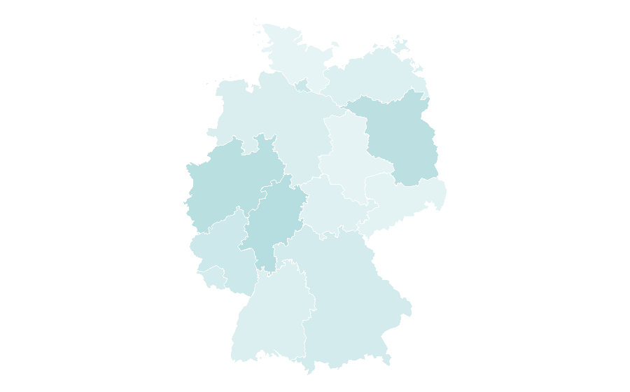 Affinity by region — BMF (record label), Germany