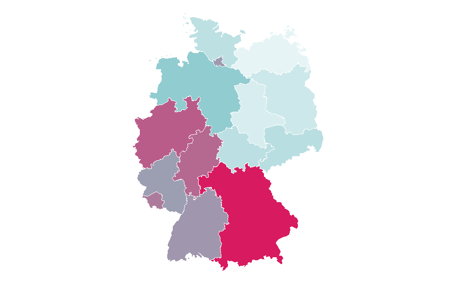 Affinity by region — BMW 1 Series, Germany
