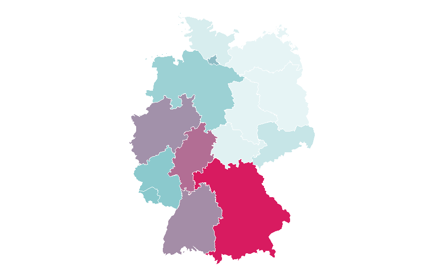Affinity by region — BMW 4 Series, Germany