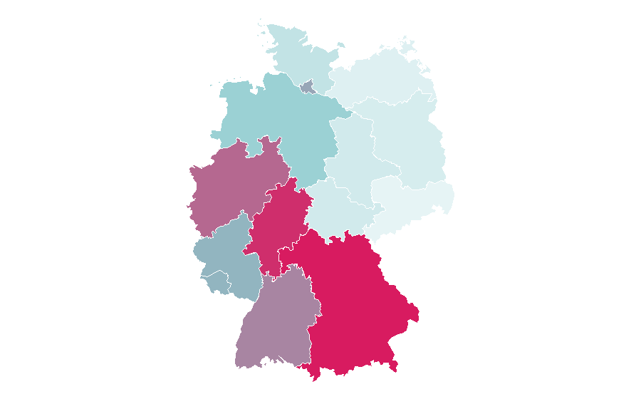Affinity by region — BMW X4, Germany