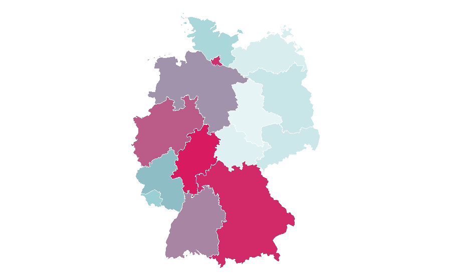 Affinity by region — BMW X5 (E53), Germany