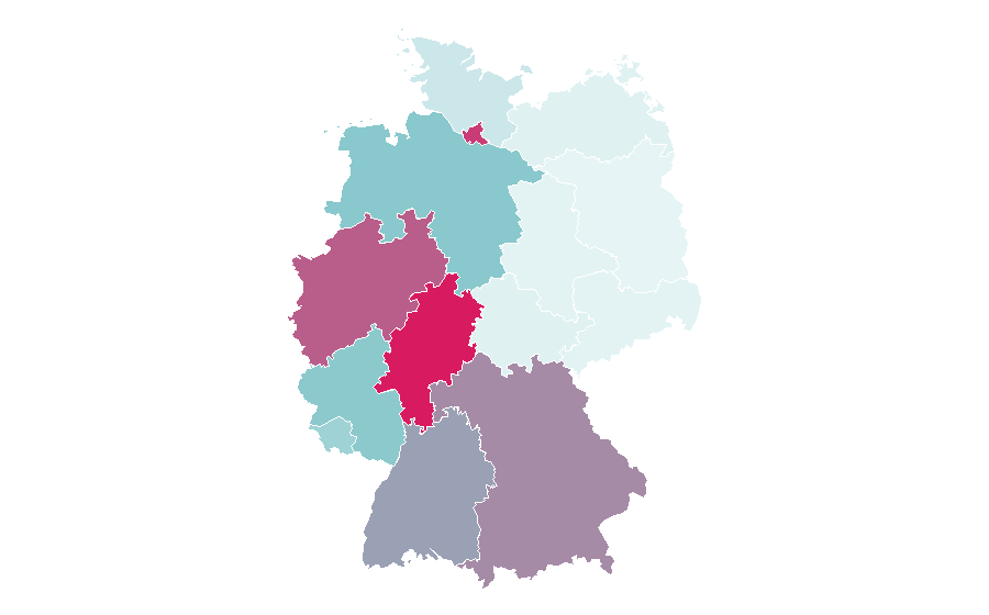 Affinity by region — BMW X6, Germany
