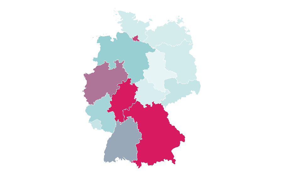 Affinity by region — BMW X7, Germany