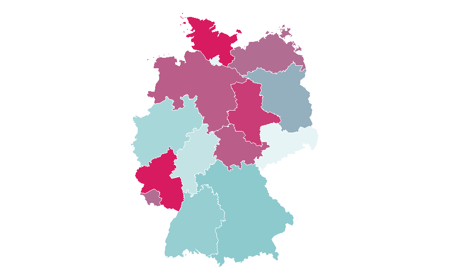 Affinity by region — Bo Derek, Germany