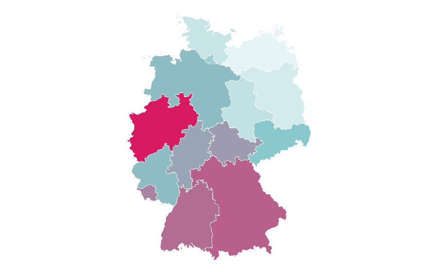 Affinity by region — Bob Marley, Germany