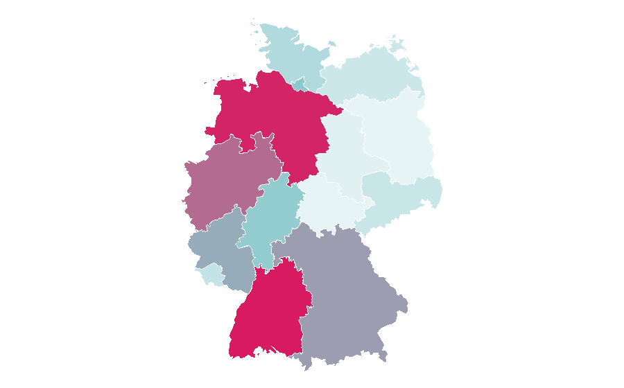 Affinity by region — Bobo (Belgian comics), Germany
