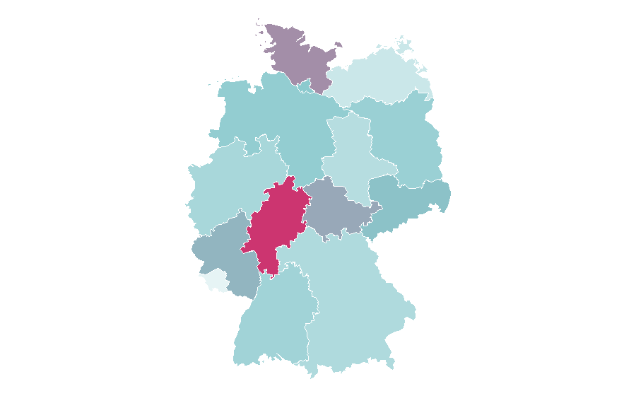 Affinity by region — Bodysuit, Germany