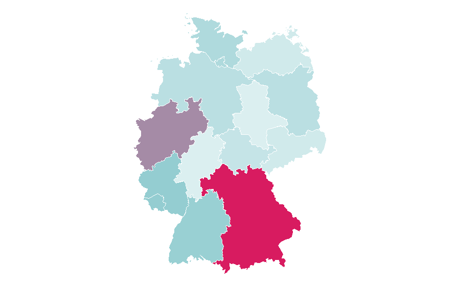 Affinité par région — Boho-chic, Allemagne