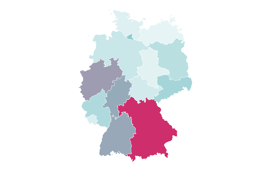 Affinity by region — Bologna, Germany