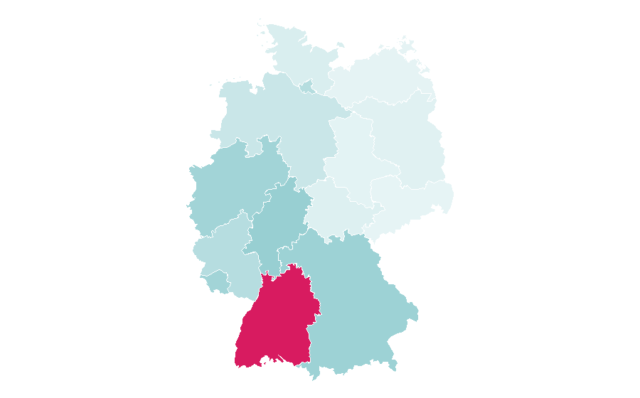 Affinity by region — Bologna F.C. 1909, Germany