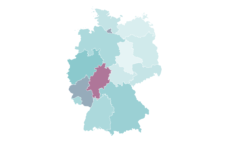 Affinity by region — Bon Appétit, Germany